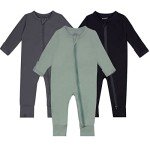 GUISBY Baby Footless Zipper Sleepers - 3-6 Months