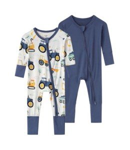 SUZEL Bamboo Footless Pajamas for Infants 0-24 Months