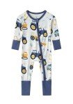 SUZEL Bamboo Footless Pajamas for Infants 0-24 Months
