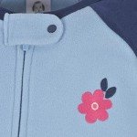 Flame Resistant Floral Fleece Pajamas for Toddlers