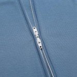 Blue Bamboo Baby Sleeper with Mittens & Zipper
