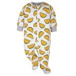 4-Pack Baby Boys' Footies and Sleepers, 3-6 Months