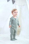 Hubbmx O2 Baby Sleep Suit, Organic Cotton, Zipped