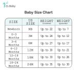 Hubbmx O2 Baby Sleep Suit, Organic Cotton, Zipped