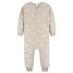 Gerber Baby Girl Pink Deer Footless Pajamas Set