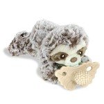 RaZbaby RaZbuddy Sloth Teether and Pacifier Holder