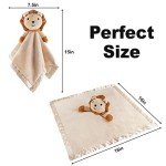 Soft Lion Lovey Blanket for Babies and Toddlers