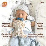 RaZbaby RaZbuddy Sloth Teether and Pacifier Holder