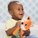 Infantino Fox Teether with Textured Softer Sides
