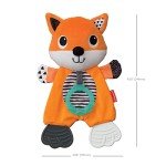 Infantino Fox Teether with Textured Softer Sides