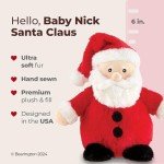 6 Inch Plush Santa Bearington Baby Nick
