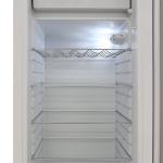 BRAMA 24-Inch Retro Top Freezer Fridge - White