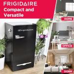 Frigidaire Retro Compact Fridge with Chiller - Black