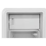 BRAMA 24-Inch Retro Top Freezer Fridge - White