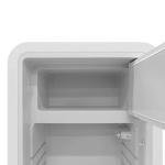 BRAMA 24-Inch Retro Top Freezer Fridge - White
