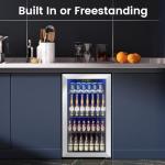 Electactic 130 Can Mini Beverage Cooler Fridge