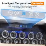 Kalamera 24” Mini Fridge for Beverages & Wine