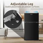 BANGSON 3.2 Cu.Ft. Mini Fridge with Freezer