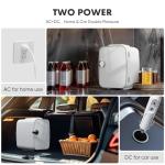 Compact 4L Mini Fridge for Food and Skincare