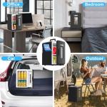 Portable 15L Mini Fridge for Home and Car
