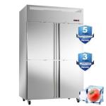 48" Stainless Steel 4-Door Commercial Refrigerator