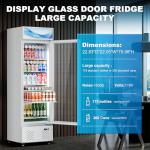 12 Cu.ft. Glass Door Commercial Display Fridge