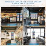 12.5 Cu.Ft. Glass Door Beverage Cooler Fridge