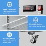 48" Stainless Steel 4-Door Commercial Refrigerator