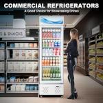 12 Cu.ft. Glass Door Commercial Display Fridge
