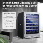 BODEGA Dual Zone 56-Bottle Wine Cooler