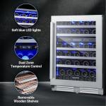 BODEGA Dual Zone 56-Bottle Wine Cooler