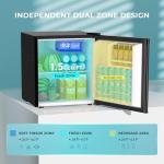 EUHOMY 1.7 Cu.Ft Compact Mini Fridge with Freezer