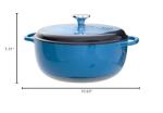 Lodge 6 Quart Enameled Cast Iron Dutch Oven