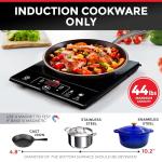 Mueller RapidTherm 1800W Portable Induction Cooktop