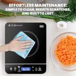 OMEO 1800W Portable Induction Cooktop with LCD Display