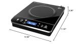OMEO 1800W Portable Induction Cooktop with LCD Display