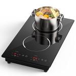 GIHETKUT Double Induction Cooktop with Timer