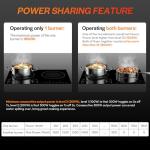 Empava 2-Burner Induction Cooktop with Flat Glass Top