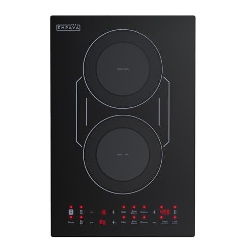 Empava Double Induction Cooktop with Shatter-Proof Glass Image