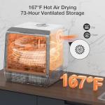 BlitzHome Compact Smart Portable Dishwasher with WIFI