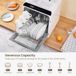 HAVA Portable Countertop Dishwasher with 6 Programs