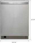 Kenmore 24" Stainless Steel Dishwasher with 3rd Rack