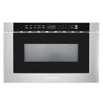 COSMO 24" Built-in Microwave Drawer, Stainless Steel