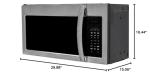 Stainless Steel Over-the-Range Microwave Oven