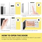 COMFEE' 0.7 Cu Ft Microwave Oven - Pearl White