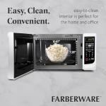 Farberware 700W Retro Microwave Oven with LED Light