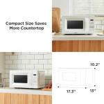 COMFEE' 0.7 Cu Ft Microwave Oven - Pearl White