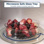 GE Microwave Oven with 6 Auto Cooking Settings