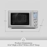 Breville Combi Wave 3-in-1 Microwave, Black Steel