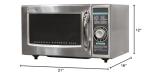 Sharp Commercial Microwave Oven, 1000 Watts, Stainless Steel